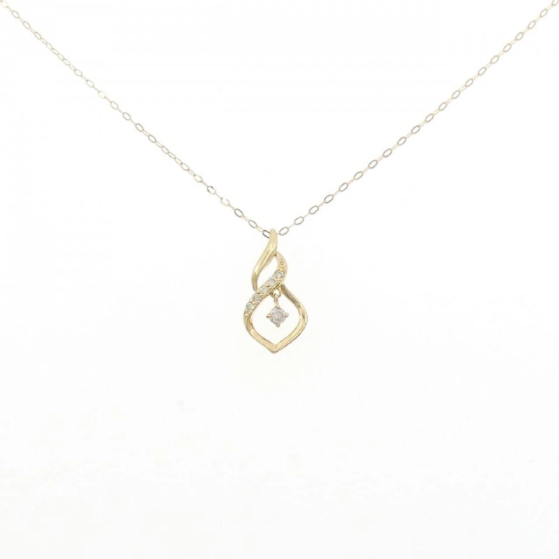 K18YG Dây chuyền kim cương 0.10CT - Hàng hiệu Chính hãng 859199