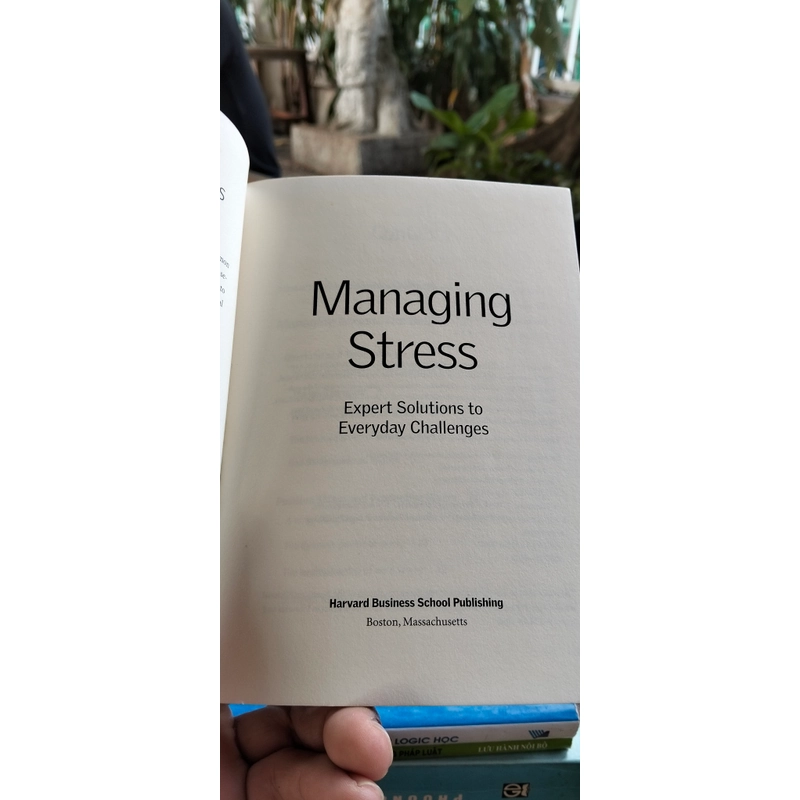 Thuật Quản lý Áp lực - Managing Stress cải thiện sức khoẻ (giá eBay 1500K, bán 399k) 524875