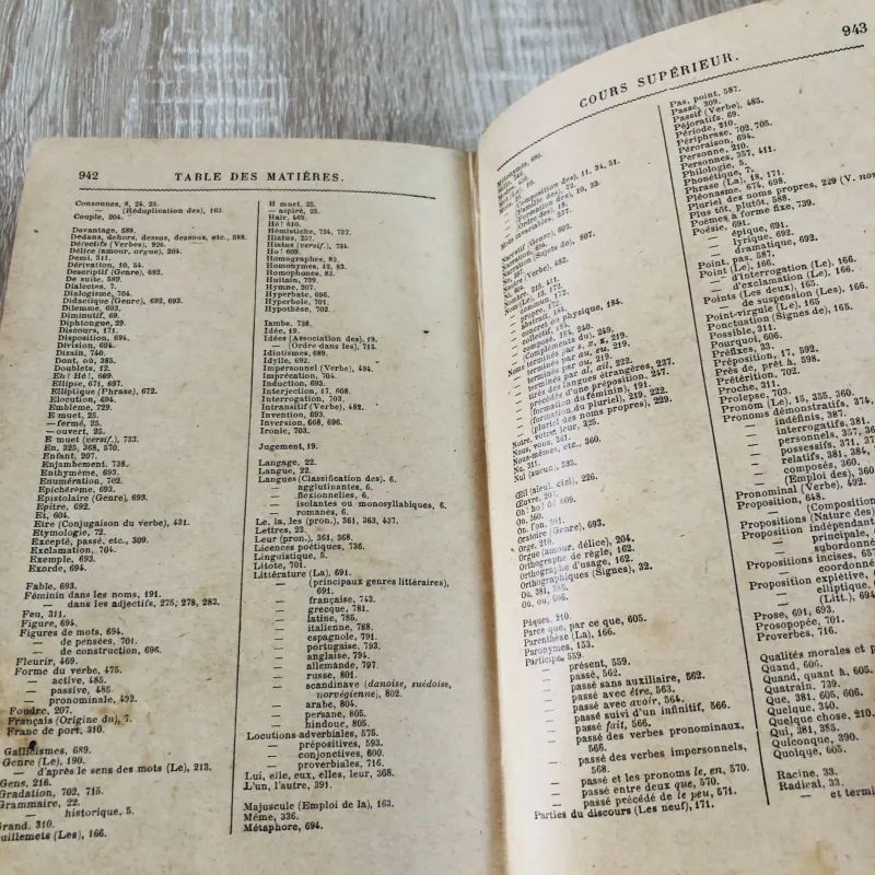 GRAMMAIRE – COURS SUPÉRIEUR (Claude Augé) 971149