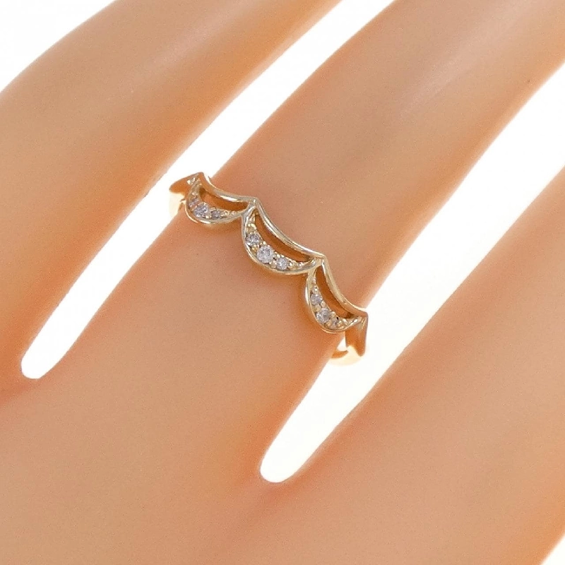 Nhẫn kim cương K10YG 671384