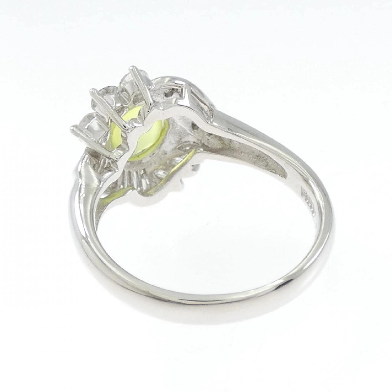 Nhẫn Chrysolite Cat's Eye PT900 1.66CT 665806