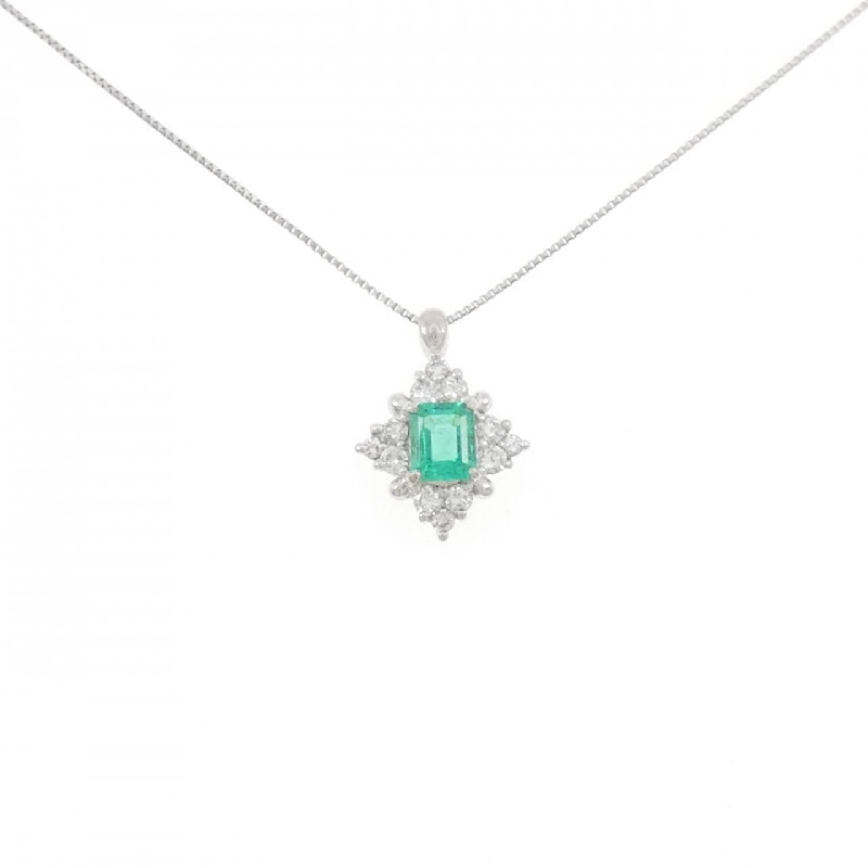 Dây chuyền ngọc lục bảo PT900/PT850 0.38CT - Hàng hiệu Authentic 856286