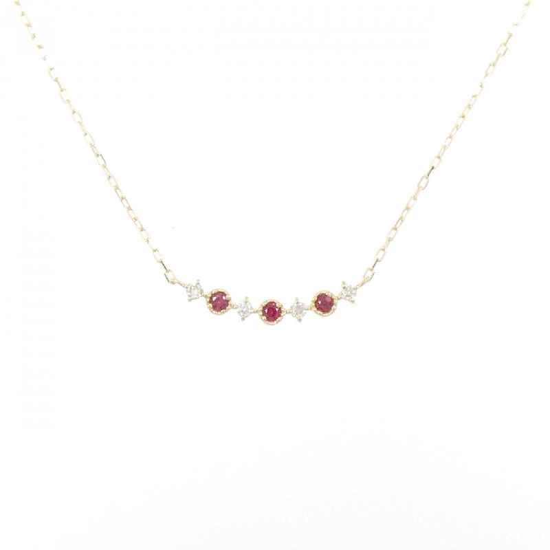 K18YG Spinel Necklace - Hàng hiệu Authentic 863508
