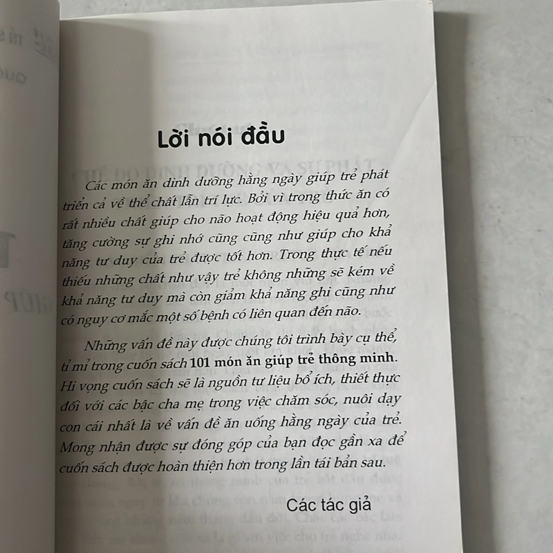 101 món ăn giúp trẻ thông minh 517468
