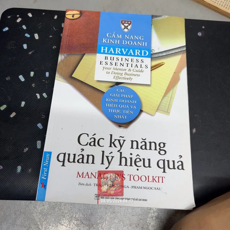 Cẩm Nang Kinh Doanh - Các Kỹ Năng Quản Lý Hiệu Quả 1041146