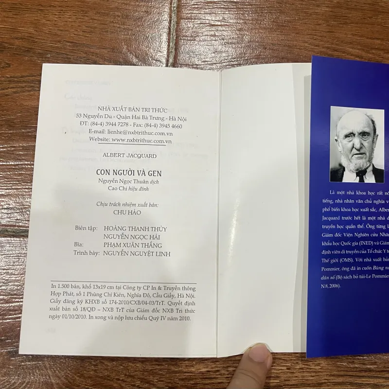 Con người và gen - Albert Jacquard  (6) 1007086