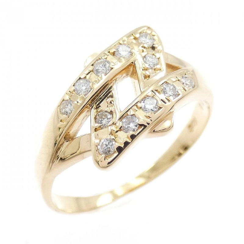 Nhẫn kim cương K18YG 0.14CT - Hàng hiệu chính hãng 850123