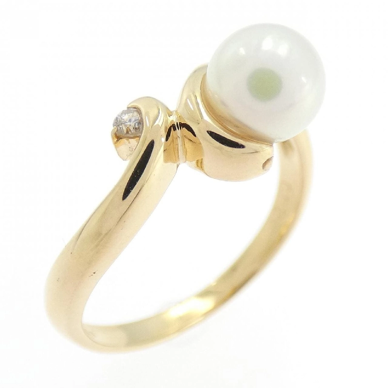 Nhẫn ngọc trai Akoya K18YG 5.6mm 671061