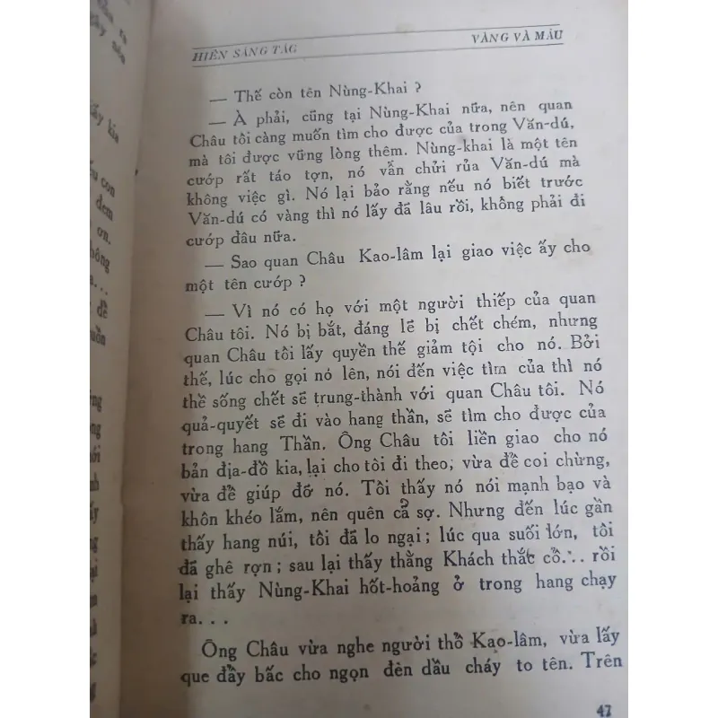 VÀNG VÀ MÁU - THẾ LỮ 999509
