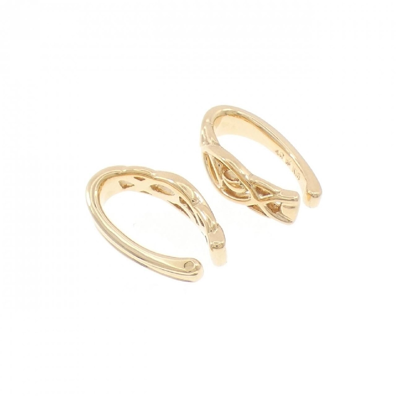 4゜C K18YG Khuyên tai - Hàng hiệu Chính hãng 845477