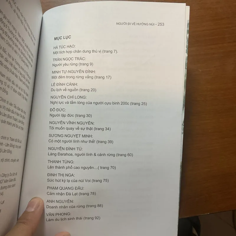 [BẢO VỆ RỪNG] Người đi về hướng núi - Trần Ngọc Trác 751321
