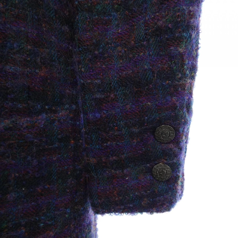 【Mã giảm giá】【Cổ điển】Áo khoác không cổ CHANEL 643220