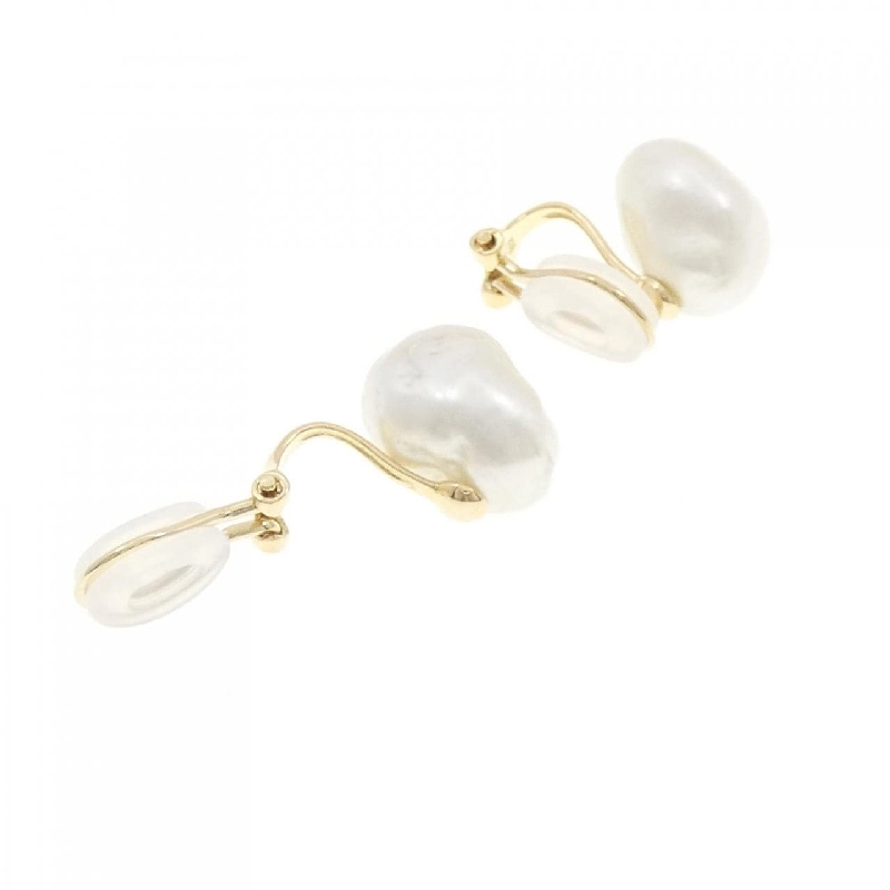 K18YG Bạch Ngọc Trai Bông Tai - Hàng hiệu Chính hãng 872874