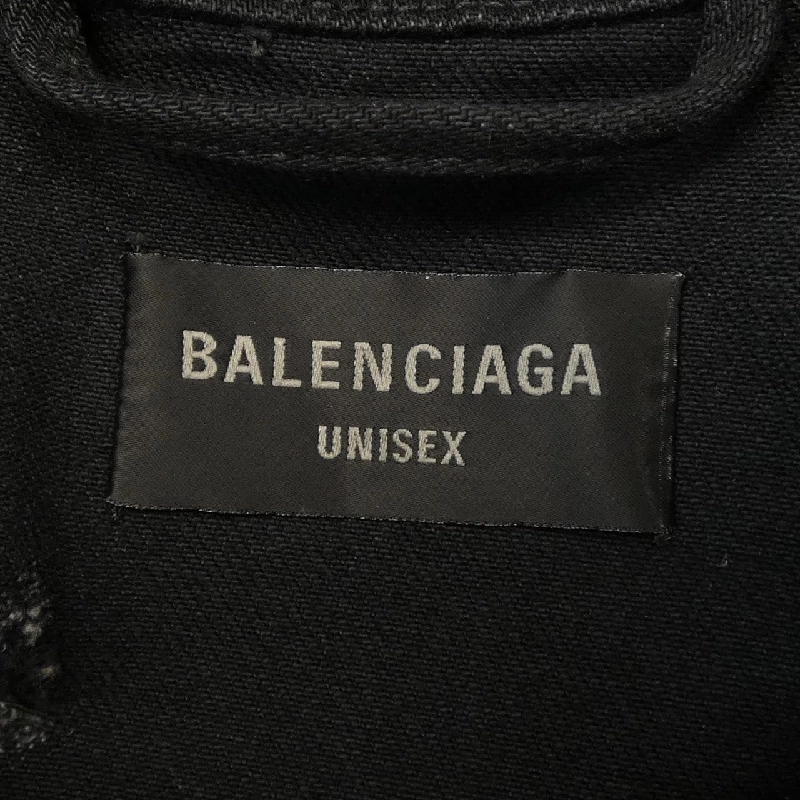 Áo khoác denim oversized siêu phá hủy BALENCIAGA 748022 TBP47 UNISEX - Hàng hiệu Authentic 887510