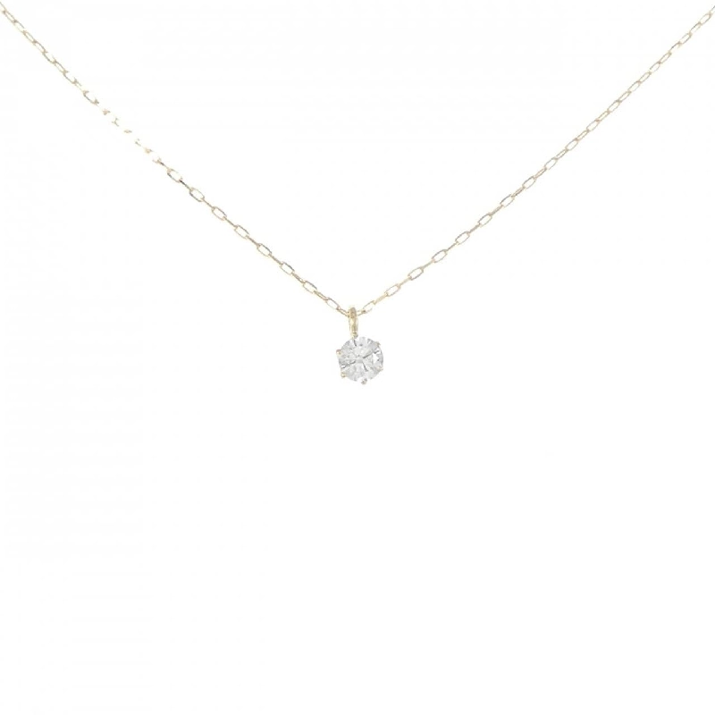 K18YG Solitaire Dây chuyền kim cương 0.10CT - Hàng hiệu Chính hãng 863361