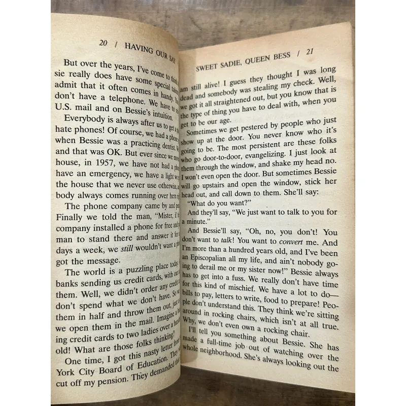 Having Our Say: The Delany Sisters' First 100 Years -  Sarah L. Delany 734892