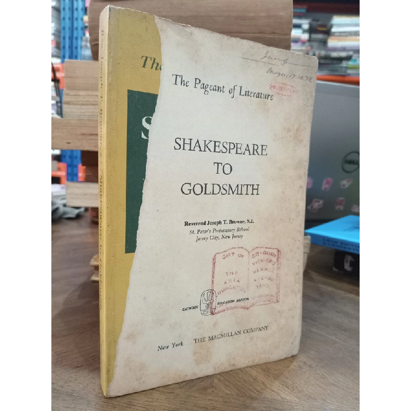 Shakespeare to Goldsmith - Joseph T. Browne 517981