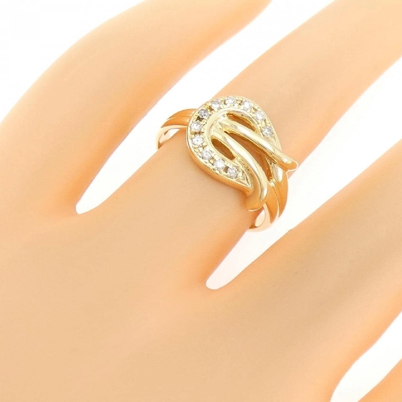 Nhẫn kim cương K18YG 0.15CT 666849