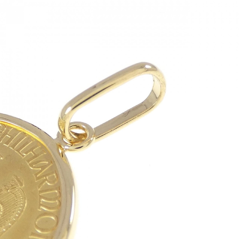 K18YG(枠) Dây chuyền đồng xu - Hàng hiệu Authentic 862802