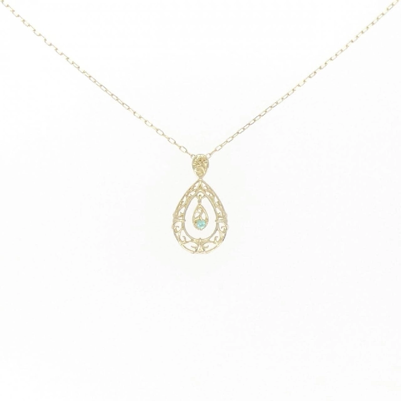 K10YG Tourmaline Necklace 0.01CT - Hàng hiệu Authentic 865623