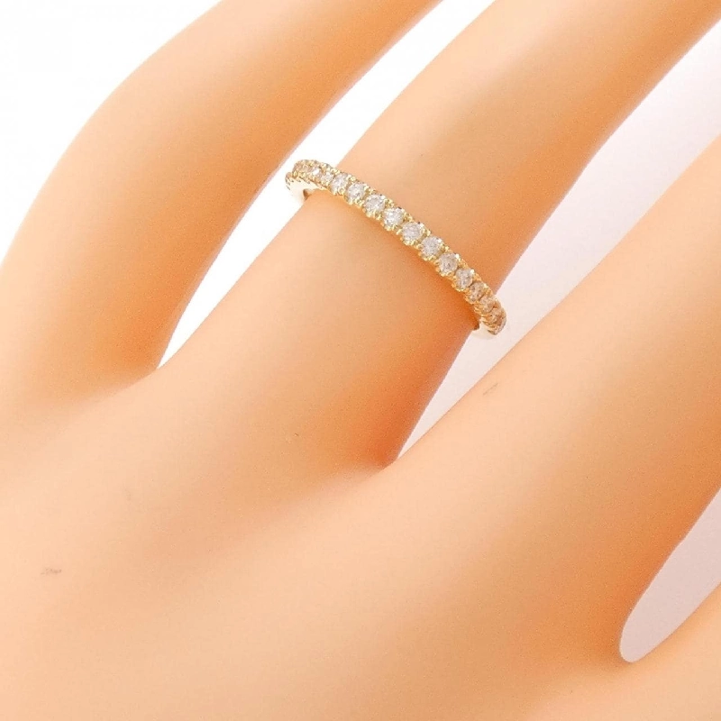 Nhẫn kim cương K18YG Half Eternity 0.20CT - Hàng hiệu Chính hãng 856063