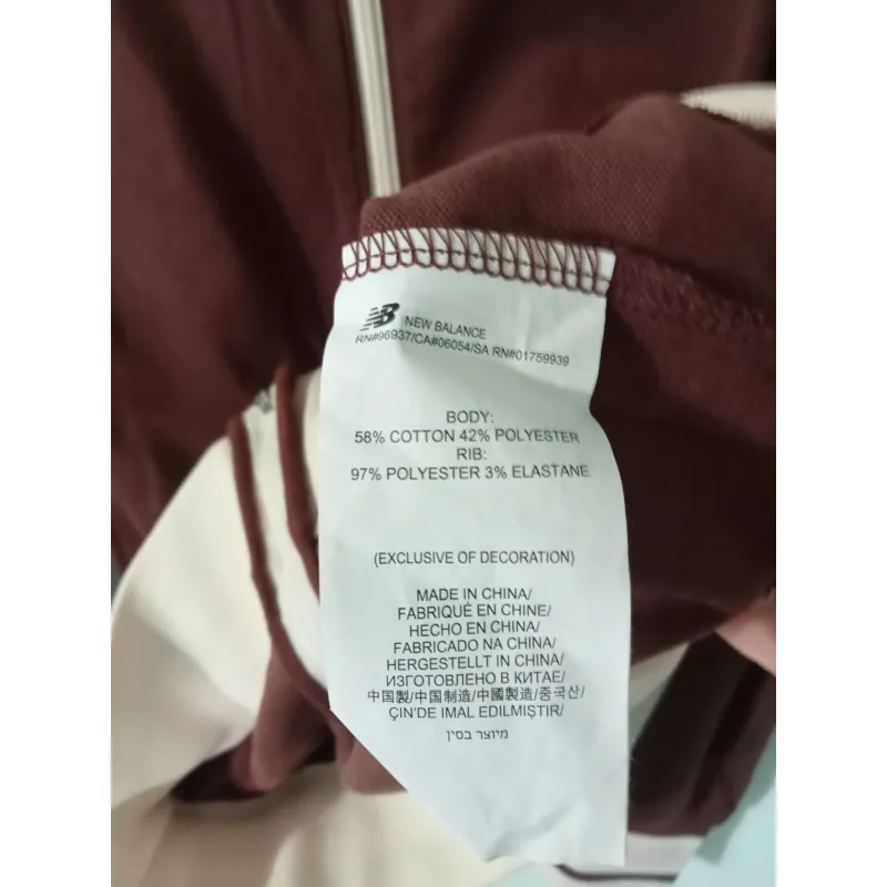 Áo khoác thể thao New Balance màu nâu size L 719706