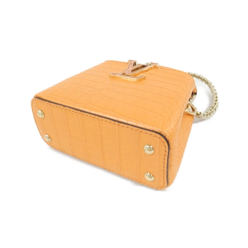 Túi xách Louis Vuitton Exotic Leather Capucines NANO N82388 - Hàng hiệu Authentic 619804