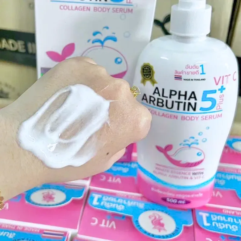 Sữa DƯỡng Thể Alpha Arbutin 5Plus VitC Body Serum Princess Bkk Skin Thái Lan 500ml 562009