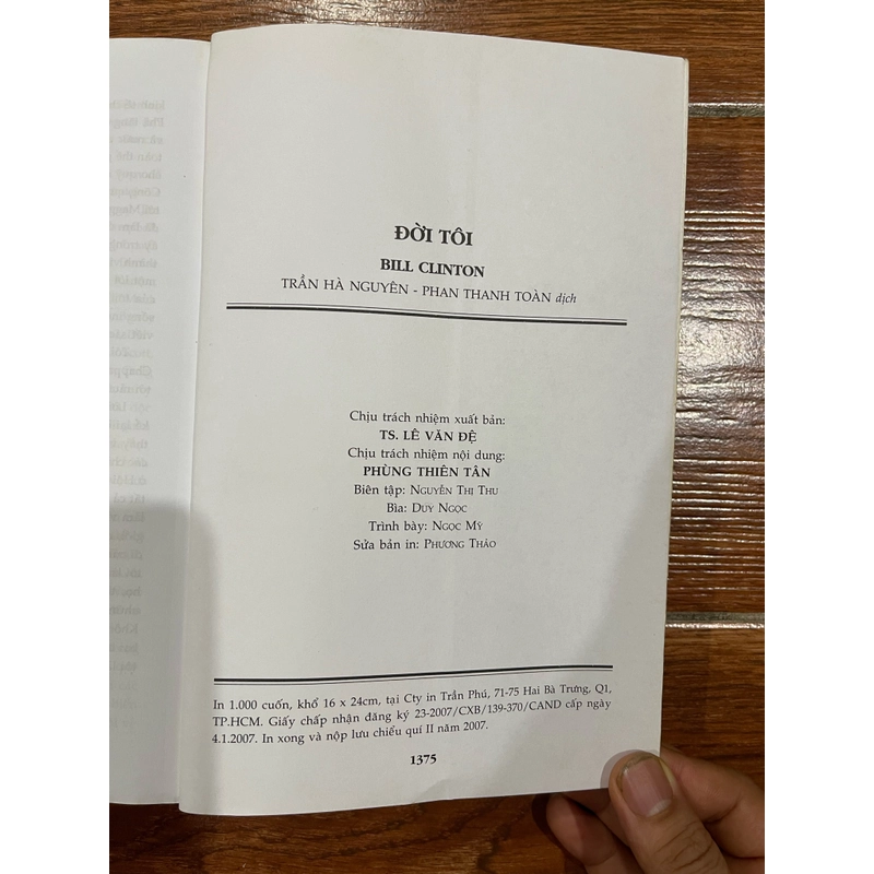 ĐỜI TÔI (MY LIFE) - Bill Clinton  (c) 333220