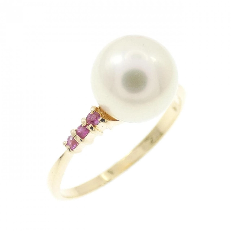 Nhẫn ngọc trai Akoya K18YG 7.8mm - Hàng hiệu Authentic 848285