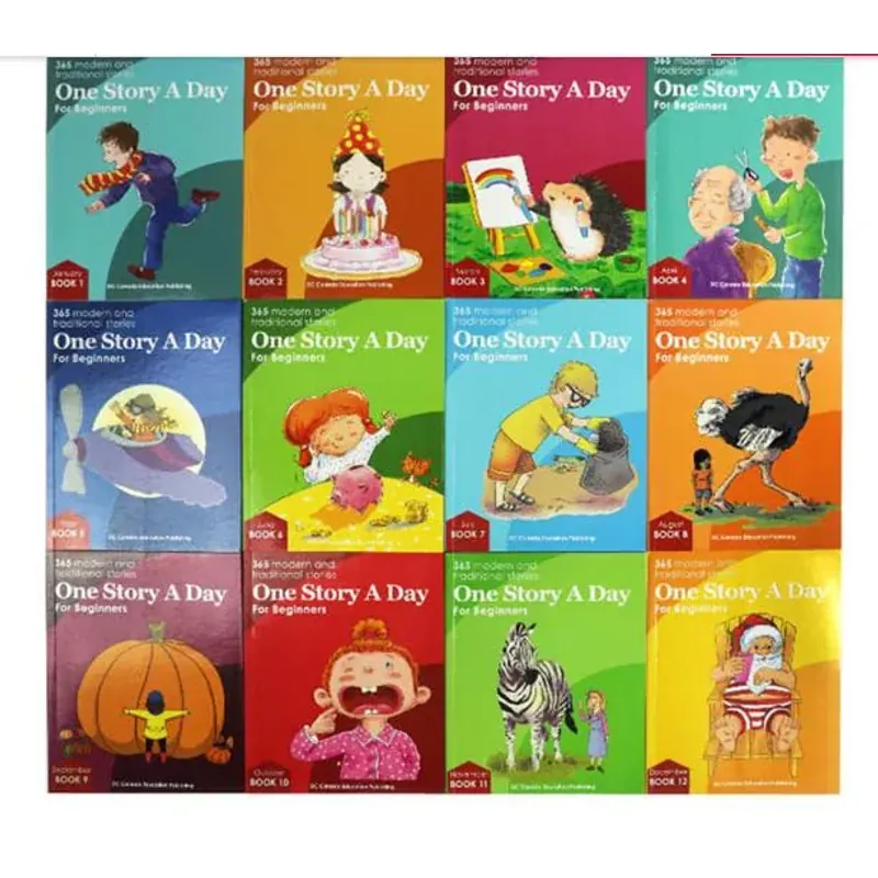 One story a day Level 1+2+3 (Sách nhập) - 12 quyển + File MP3 799745