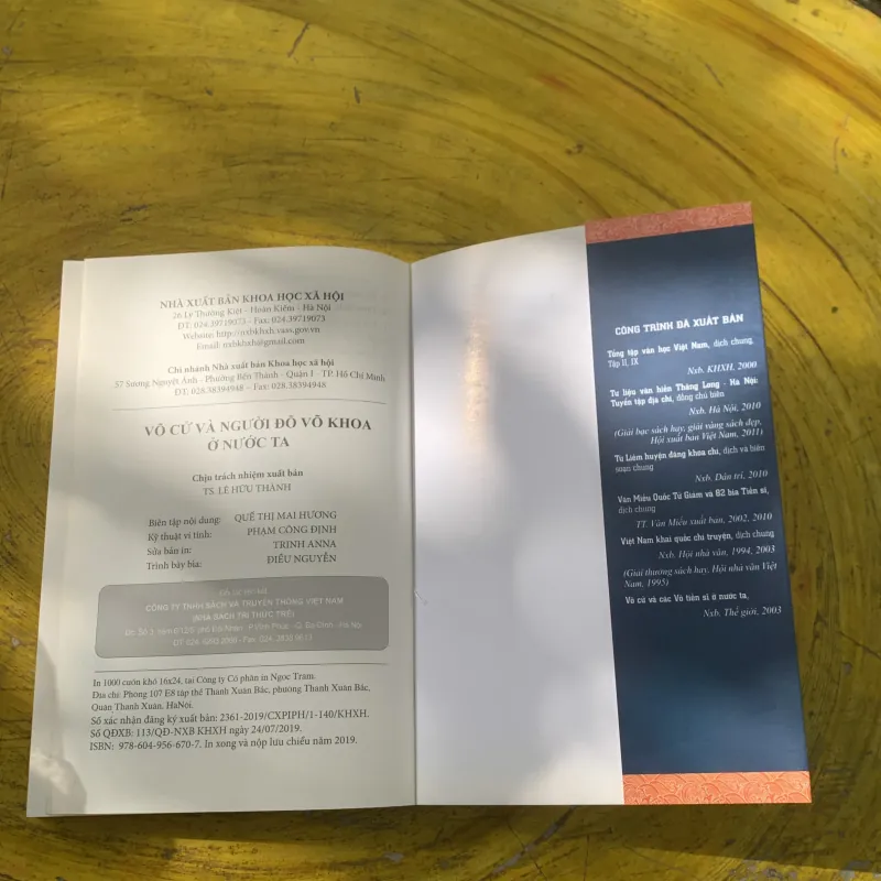 VÕ CỬ VÀ NGƯỜI ĐỖ VÕ KHOA Ở NƯỚC TA- TS. NGUYỄN THUÝ NGA  784204