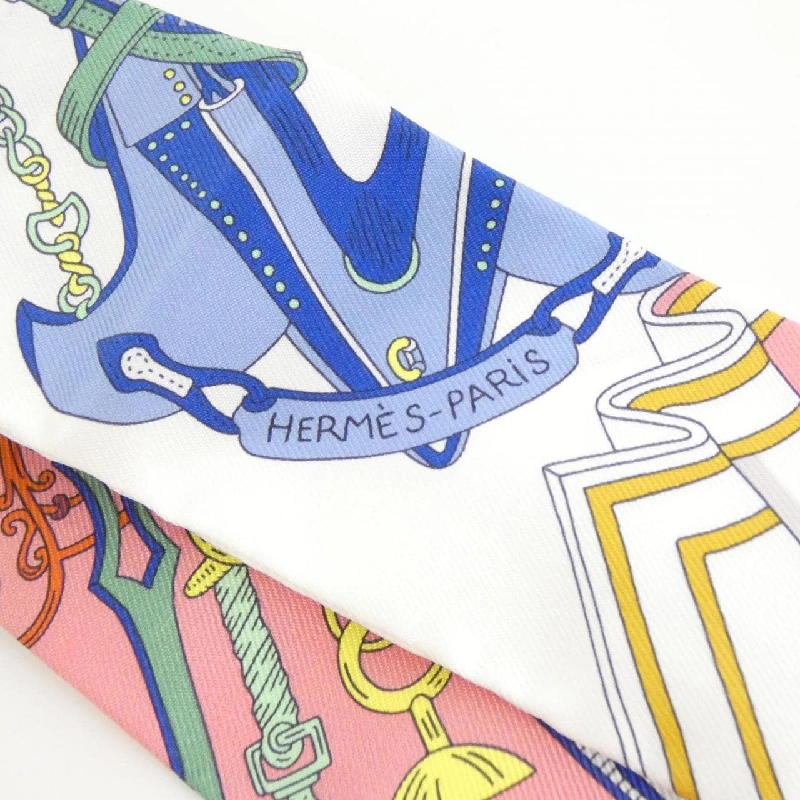 【Sản phẩm chưa sử dụng】Hermès BOUQUETS SELLIER Twilly 062842S khăn quàng 624017