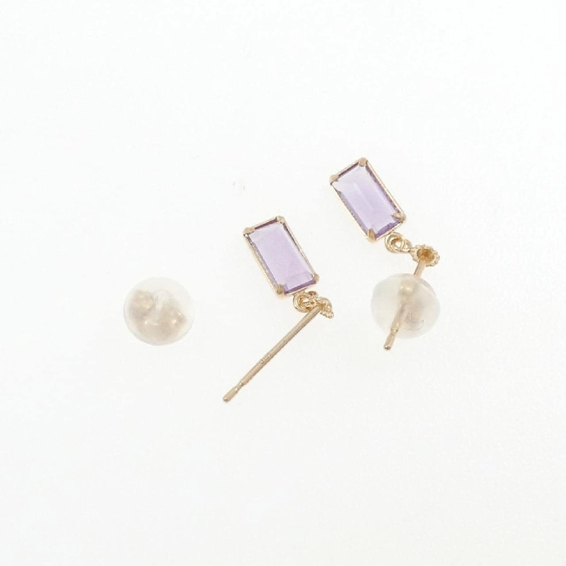 K10YG Amethyst Bông tai - Hàng hiệu Chính hãng 872851