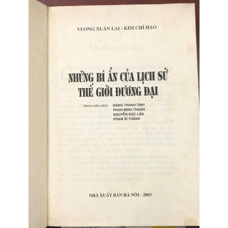 NHỮNG BÍ ẨN CỦA LỊCH SỬ THẾ GIỚI ĐƯƠNG ĐẠI 443613