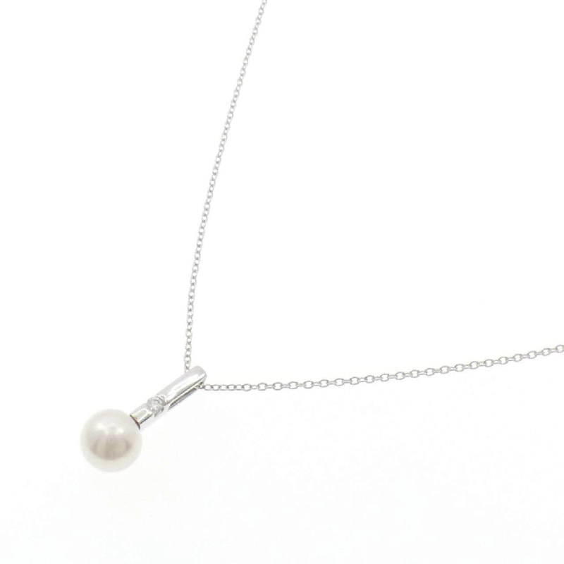 K18WG Ngọc trai Akoya Dây chuyền - Hàng hiệu Chính hãng 856458