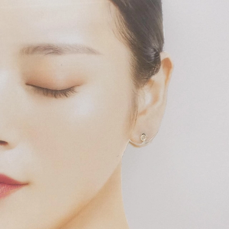 K10PG Solitaire Bông tai Kim cương Một bên - Hàng hiệu Chính hãng 867246