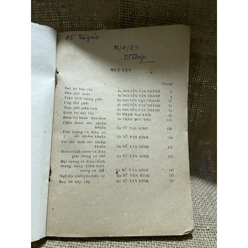 Tập bài giảng nội khoa - 1987  799055