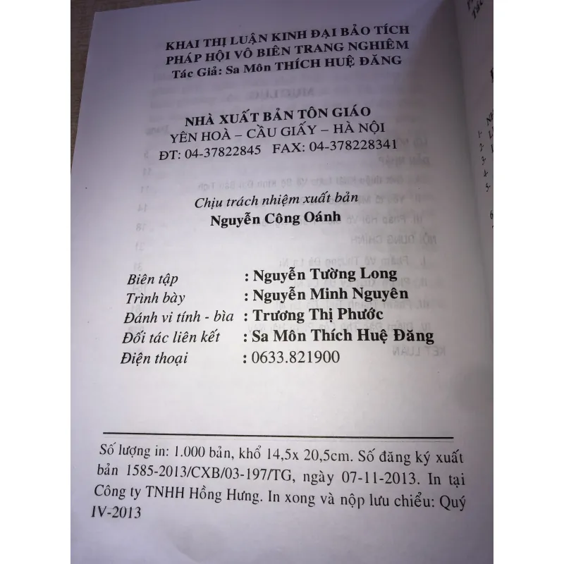 Khai Thị Luận Pháp Hội Vô Biên Trang Nghiêm 993779