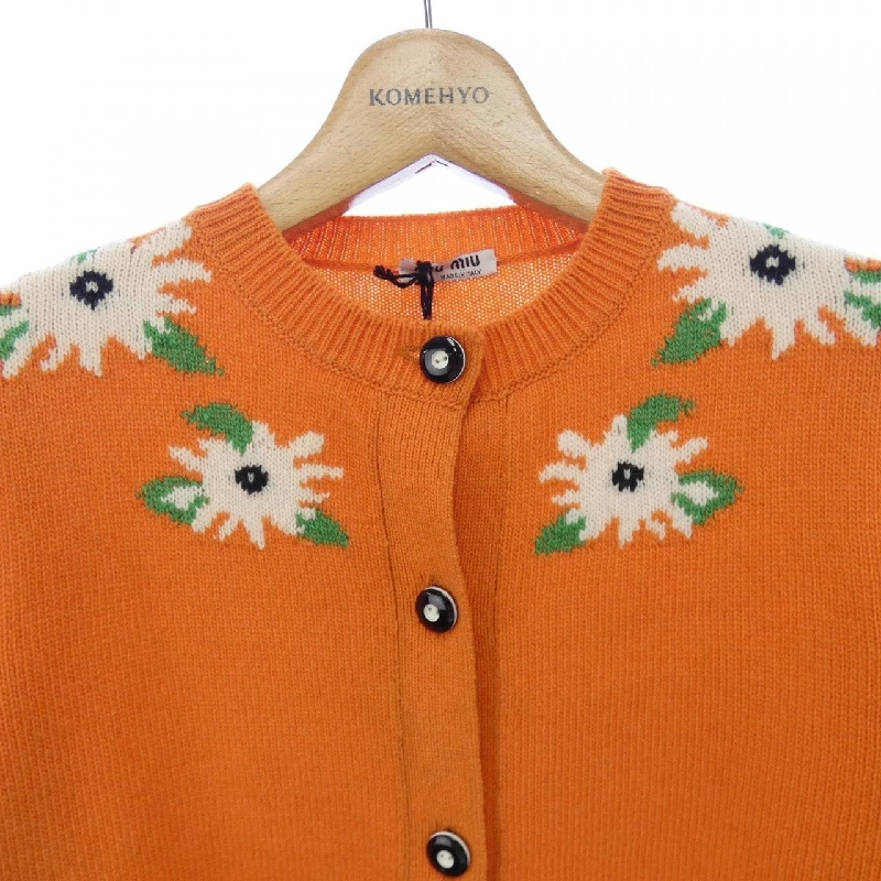 【Mã giảm giá】Miu Miu MIU MIU Áo khoác cardigan 637334