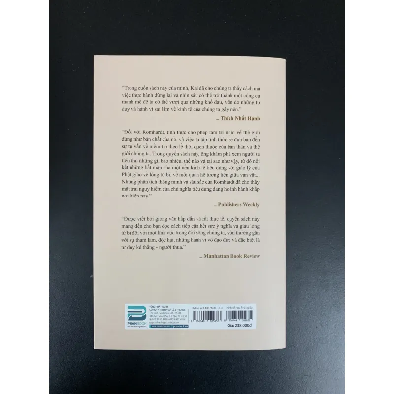 (Sách cũ) Kinh tế học Phật giáo - Kai Romhardt - Dương Ngọc Dũng dịch  972398