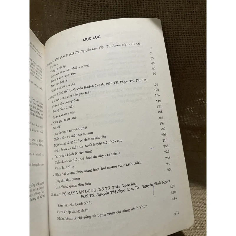 Bài giảng BỆNH HỌC NỘI KHOA tập 2 - sách y khổ lớn -400 trang  799775