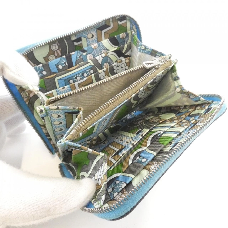 Ví HERMES ELECTRIQUE bằng lụa Compact 080209CK - Hàng hiệu Authentic 770609