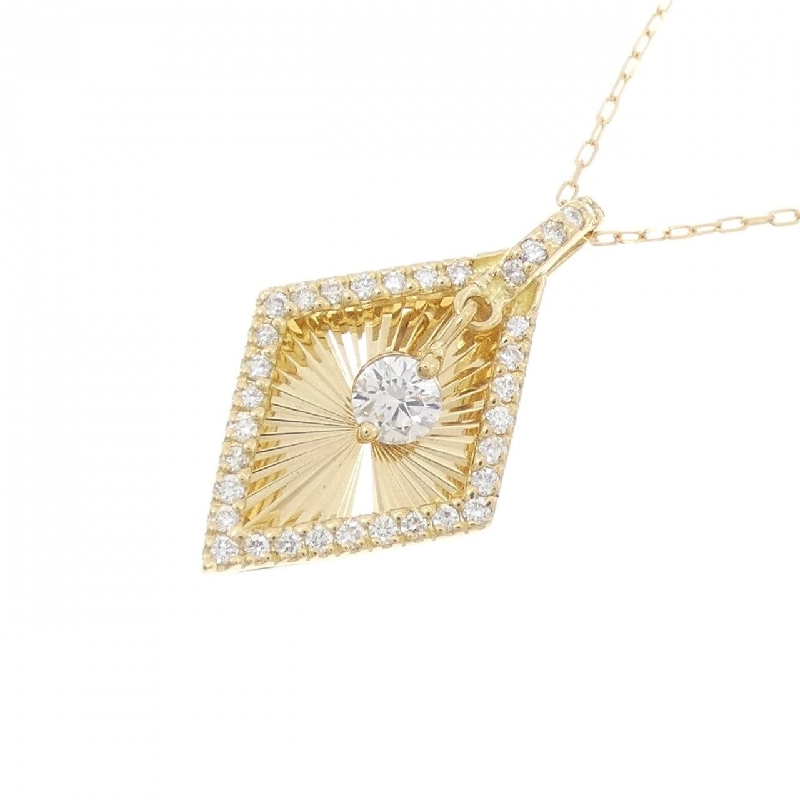 K18YG Dây chuyền kim cương 0.40CT - Hàng hiệu Chính hãng 867799