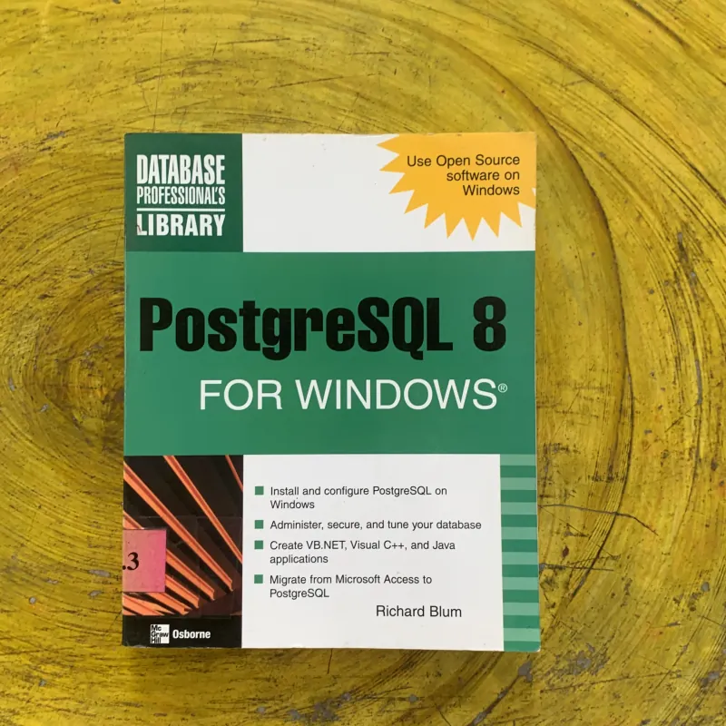 PostgreSQL 8 FOR WINDOWSr - RICHARD BLUM 1004318