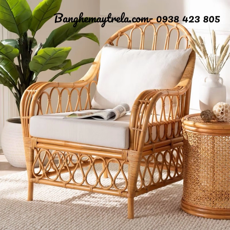 Ghế sofa đơn mây tự nhiên hiện đại 475910