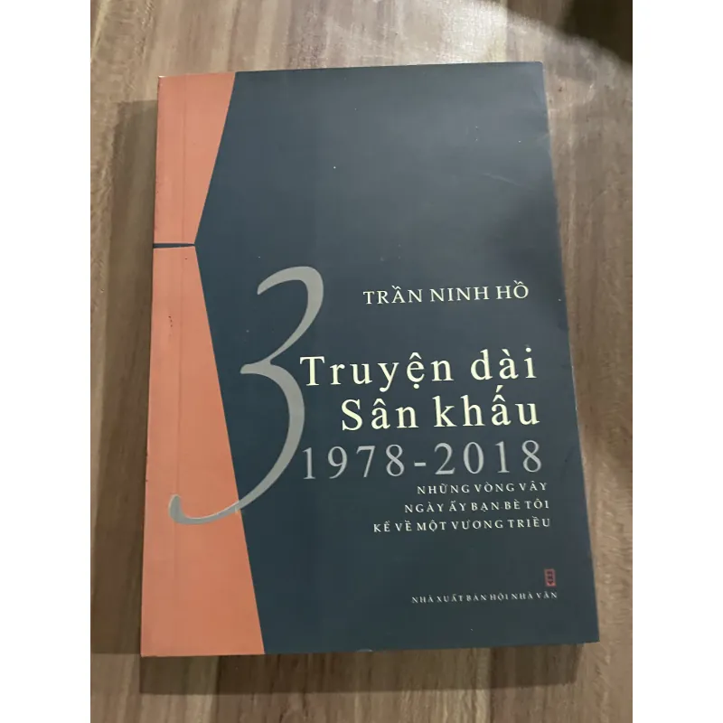 Trần Ninh Hồ - 3 truyện dài sân khấu - có chữ ký tác giả  795536