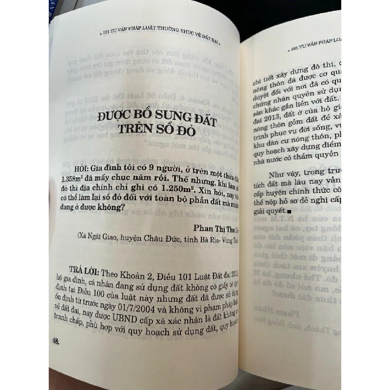 101 tư vấn pháp luật thường thức về đất đai - Luật gia Nguyễn Văn Khôi 745117