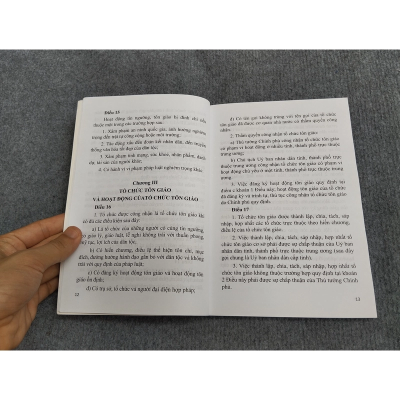 VĂN BẢN PHÁP LUẬT VIỆT NAM VỀ TÍN NGƯỠNG, TÔN GIÁO 495393