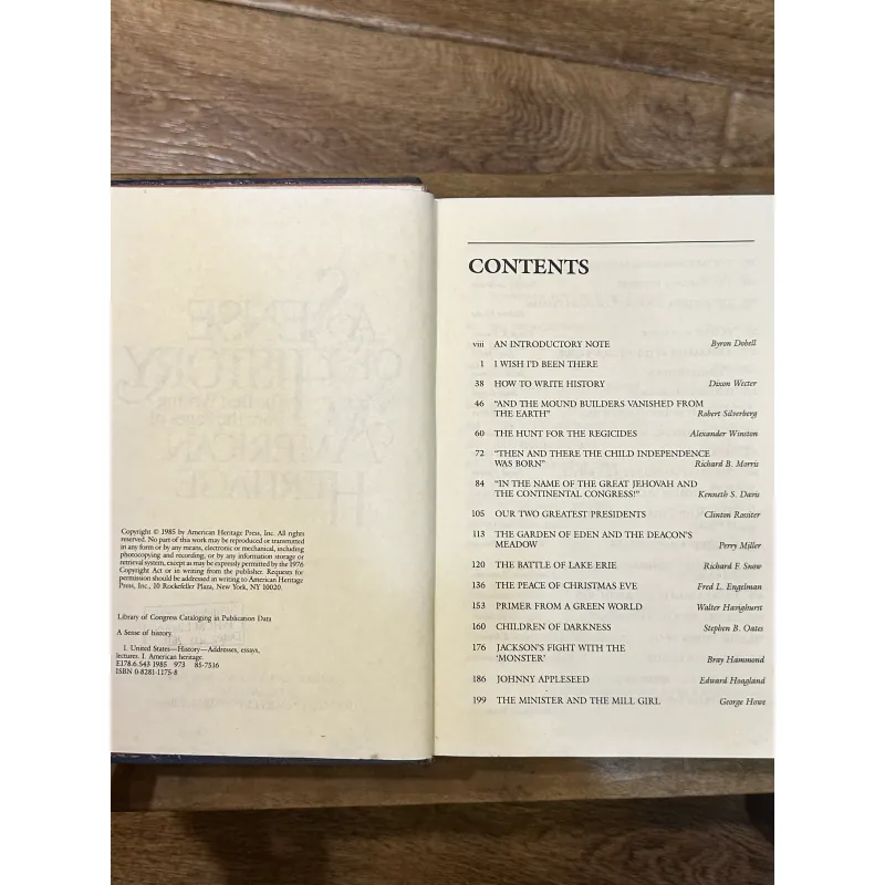 A Sense of History - The Best Writing from the Pages of American Heritage 728346